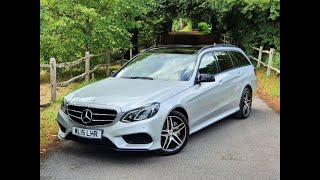 2015 S212 Mercedes E350 AMG Line Night Edition Premium Estate CDI  Condition Review and Spec [upl. by Locke]