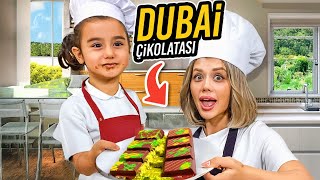 MÜKEMMEL DUBAİ ÇİKOLATASI YAPTIK  LEZİZ OLDU 😋  Gamze Karta Öykü Karta [upl. by Sachs751]