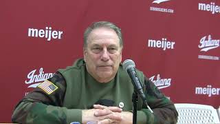 Rival reaction Michigan State coach Tom Izzo talks loss to Indiana [upl. by Irahcaz]