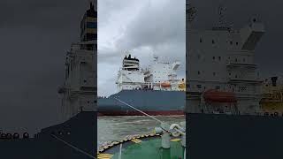 LNG SHIP UNBERTHING TIME ⚓🚢⛴️ shortvideo shiplovers ship new [upl. by Akihc42]