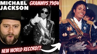 Michael Jackson At The Grammy Awards 1984  Reaction [upl. by Nayar47]