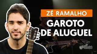 Garoto de Aluguel  Zé Ramalho aula de violão simplificada [upl. by Gwen]