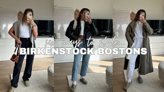 WAYS TO STYLE BIRKENSTOCK BOSTONS FOR SPRINGSUMMER [upl. by Onitnevuj101]