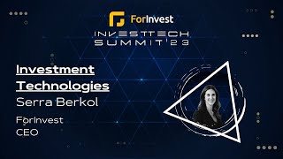 ForInvest InvestTech Summit 2023  Opening Remarks [upl. by Aland31]