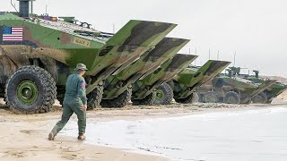 US Testing Its Brand New Massive Amphibious Combat Vehicles [upl. by Gaeta]