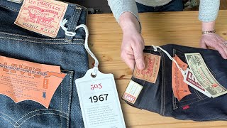 Levis LVC 1967 505 Selvedge Denim Jeans Review [upl. by Borlow815]