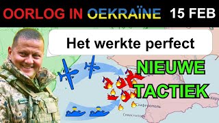 15 feb Russisch schip GEZONKEN NIEUWE DRONES amp NIEUWE TACTIEK  Oorlog in Oekraïne [upl. by Fraze]