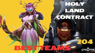 Holy Land Contract Best Teams S1  Fiona A5 Showcase [upl. by Secnarfyram63]