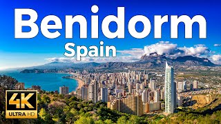 Benidorm Spain Walking Tour 4k Ultra HD 60 fps  With Captions [upl. by Agnew]