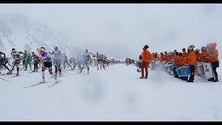 Engadin Skimarathon 2018 mit der Street Band Bandadram [upl. by Muns69]