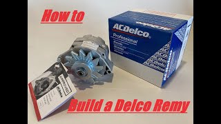 How to rebuild a Chevy Delco Remy alternator [upl. by Nuy]