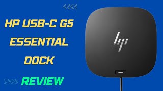 HP USBC G5 Essential Dock 72C71AAABA Black Review [upl. by Nauqahs]