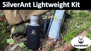 Lightweight Kit SilverAnt Titanium Bottle and Tent Stakes [upl. by Adla]