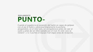 Reglamento Goubak Punto [upl. by Aehsat]