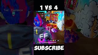 Cs Rank 1vs4 🗿 AWM Precision 🤯 Teammate Shocked💀 freefire shortsfeed shorts trending [upl. by Haye]