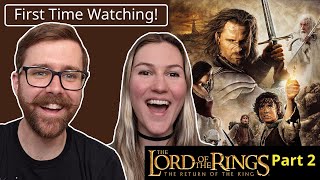 The Lord of the Rings The Return of the King  Part 2  First Time Watching  Movie REACTION [upl. by Narbig60]