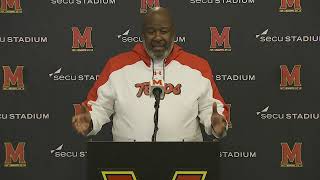 Maryland head coach Mike Locksley previews Ohio State [upl. by Orel]