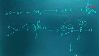 Action of Pcl3 amp Pcl5 on Alcohol  Darrens process [upl. by Asiulana]