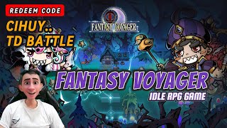 FANTASY VOYAGER  Idle RPG dengan Battle Tower Defence  Gift Code Android [upl. by Dworman]