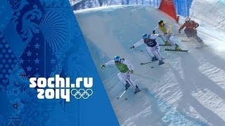 France Dominate The Mens Ski Cross Medals  Sochi 2014 Winter Olympics [upl. by Erehs807]