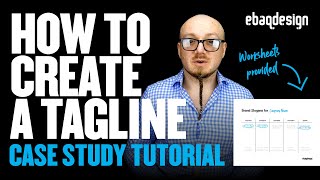 How To Create A Brand Tagline  Slogan Case Study [upl. by Beasley124]