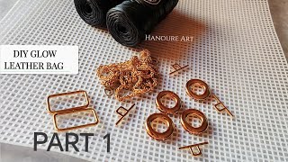 HOW TO CUT PLASTIC CANVAS AND MAKE A BEAUTIFUL BAG  NEW PLASTIC CANVAS BAG DESIGN  PART 1 [upl. by Asilehc1]