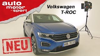 VW TROC  exklusive Neuvorstellung  Test  Review  auto motor und sport [upl. by Vasya]