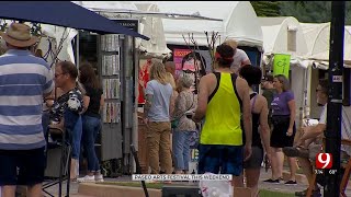 Vendors Music And More At Paseo Arts Fest [upl. by Arocat]