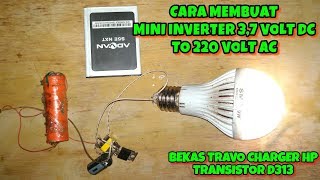 Mini Inverter 37 volt DC to 220 volt ac untuk lampu emergency [upl. by Fromma609]