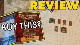 Pathfinder Pawns Dungeon Decor REVIEW [upl. by Enimaj527]