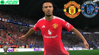 FC 25 Manchester United vs Chelsea  UEFA Champions League Final  4K [upl. by Htinnek686]