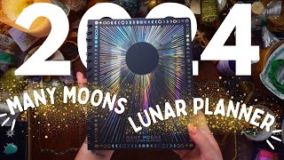 ✨Check out the 🌙 Many Moons 2024 Lunar Planner It’s beautiful 😍 astrological witchy [upl. by Lilas]