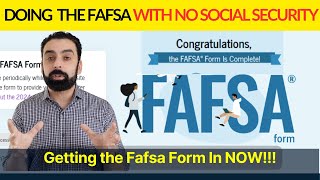 How To Fill Out The FAFSA Form Without A Social Security Number [upl. by Adaiha]