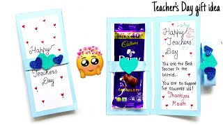 teachers day chocolate gift ideateachers day card easy and beautifulgift for teachers [upl. by Peirce101]