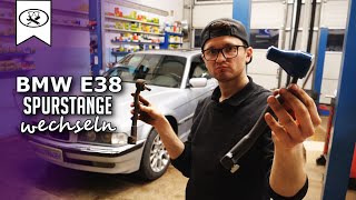 BMW E38 Spurstange wechseln  Changing the BMW E38 tie rod  VitjaWolf  Tutorial  HD [upl. by Kolk]