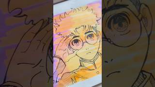 Okarun 😎🌟✨DANDADAN drawing shorts anime dandadan animeboy [upl. by Olin]