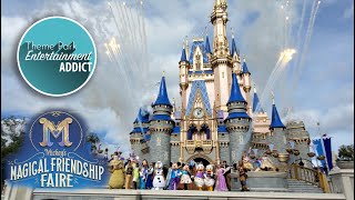 🎭2024 mickey s magical friendship faire  full minnie donald daisy goofy olaf elsa wdw [upl. by Onaimad]