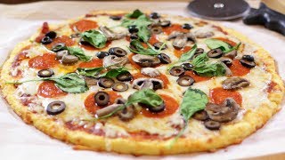 How to Make a Keto Pizza  Easy Homemade Keto Pizza Recipe Healthy Gluten Free [upl. by Oiratno]