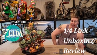 Wake Studios Zelda Tears of the Kingdom Link 14 Statue UnboxingReview [upl. by Jahdai]