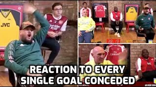 AFTV reaction to every single goal arsenal have conceded this season 2021 up to december [upl. by Atonsah]