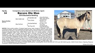 ➖Pitzer Ranch 2024 Spring Sale➖ Lot 64 Barons Ole Man [upl. by Ellissa333]