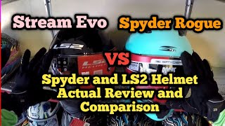 Spyder Helmet and LS2 Helmet Comparison and Actual Review 2021 [upl. by Travus]