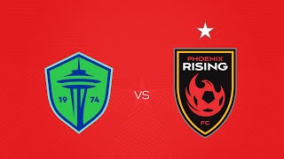 🔴LIVE Seattle Sounders vs Phoenix Rising FC  Match Today⚽🎬 [upl. by Hiroko]