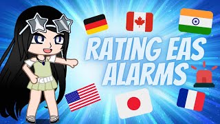 🚨Rating EAS Alarms from Different Countries🚨 PART 1 [upl. by Konyn]