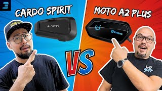 Cardo Spirit VS Moto A2 Plus The Best Budget Motorcycle Bluetooth Intercom [upl. by Seeto102]