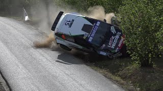 Rally Regione Piemonte 2023BIG CRASH FLAT OUT amp MISTAKES [upl. by Kcirderfla981]