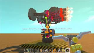 Scrap Mechanic  Spud Machine Gun [upl. by Natsreik176]