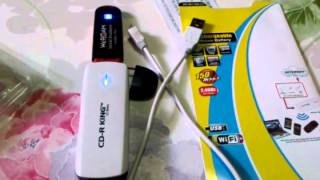 cdr king portable 3G wireless router amp power bank [upl. by Rees]