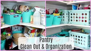 Pantry Clean Out amp Organization  CLEAN WITH ME [upl. by Schwab]