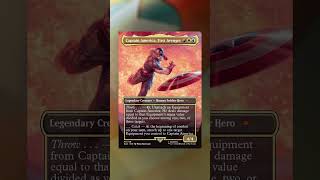 Captain America First Avenger Commander Deck marvel commander edh mtg shorts [upl. by Xyla194]